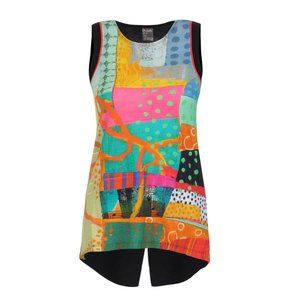 NWT Dolcezza Simply Art  Jane Davies Knit Tunic